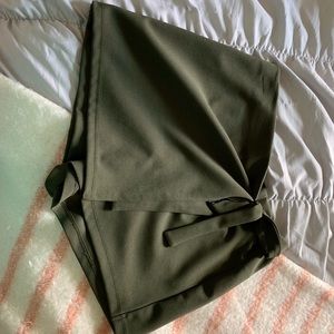Army green skort